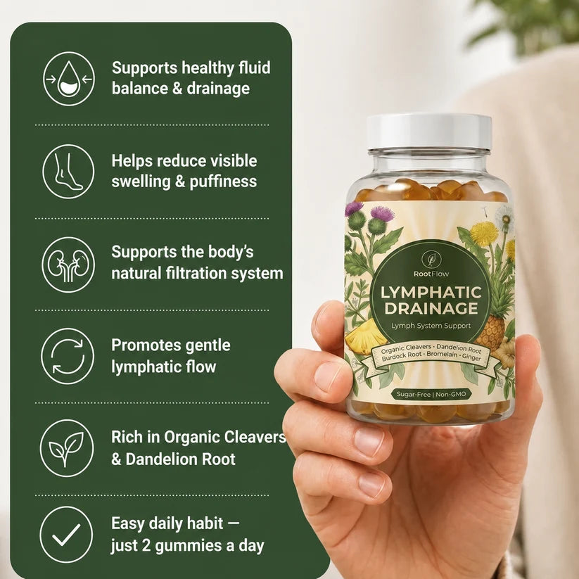 Lymphatic Drainage Gummies for Swelling & Fluid Relief